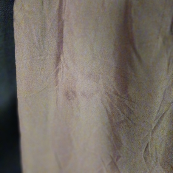 90s Vintage Hugo Buscati Taupe Silk Skirt sz lg - Picture 9 of 11